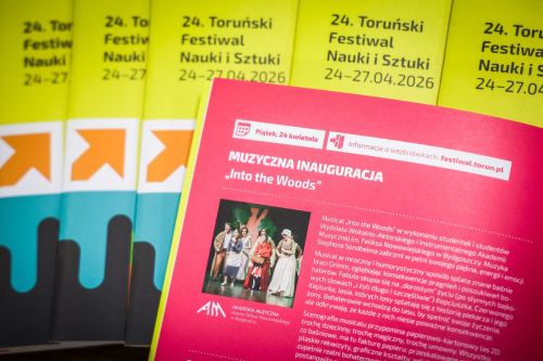 Konferencja prasowa 24. TFNiS 2026 (Biblioteka Uniwersytecka, 9.04.2026).  [fot. Andrzej Romański] zdjęcie reportażowe z wydarzenia festiwalowego. Kliknij, aby powiększyć zdjęcie