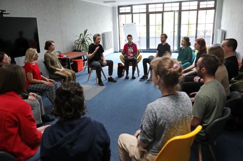 Dzień 3 (24.04.2023, fot. Andrzej Romański, Adam Zakrzewski).  zdjęcie reportażowe z wydarzenia festiwalowego. Kliknij, aby powiększyć zdjęcie