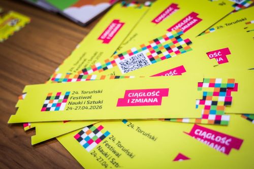 Konferencja prasowa 24. TFNiS 2026 (Biblioteka Uniwersytecka, 9.04.2026).  [fot. Andrzej Romański] zdjęcie reportażowe z wydarzenia festiwalowego. Kliknij, aby powiększyć zdjęcie