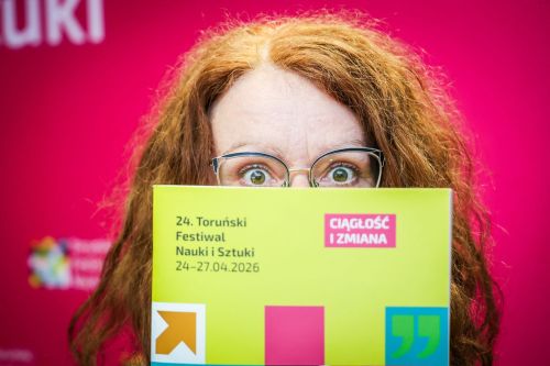 Konferencja prasowa 24. TFNiS 2026 (Biblioteka Uniwersytecka, 9.04.2026).  [fot. Andrzej Romański] zdjęcie reportażowe z wydarzenia festiwalowego. Kliknij, aby powiększyć zdjęcie