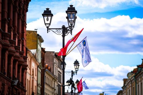 Festiwal widoczny w mieście! (24.04.2026).  [fot. Andrzej Romański] zdjęcie reportażowe z wydarzenia festiwalowego. Kliknij, aby powiększyć zdjęcie
