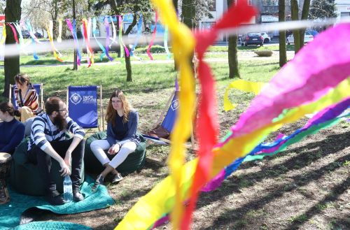 TFNiS dzień 1 (22.04.2023, fot. Andrzej Romański, Adam Zakrzewski).  zdjęcie reportażowe z wydarzenia festiwalowego. Kliknij, aby powiększyć zdjęcie