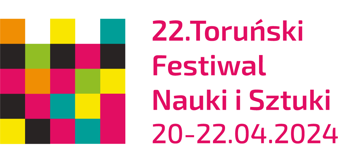 Logo Festiwalu Nauki i Sztuki, kieruje na stronę główną